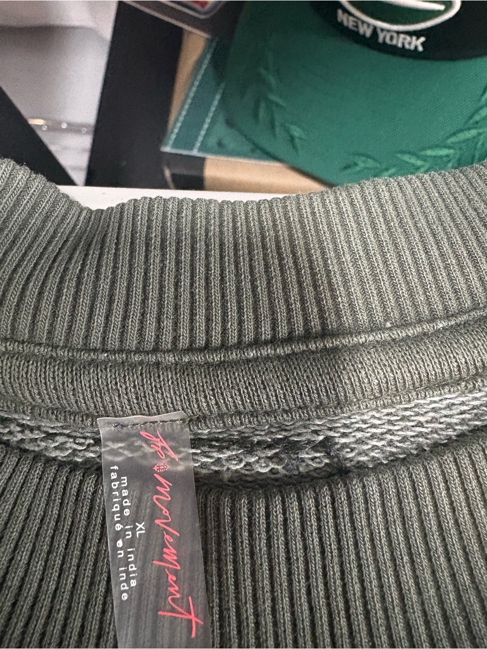 FP Movement All Star Logo Pullover Olive NWT - Picture 11 of 11